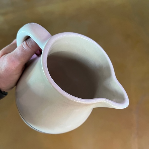 Vintage Robinson Ransbottom Pottery Pitcher Blue and White - Picture 8 of 13